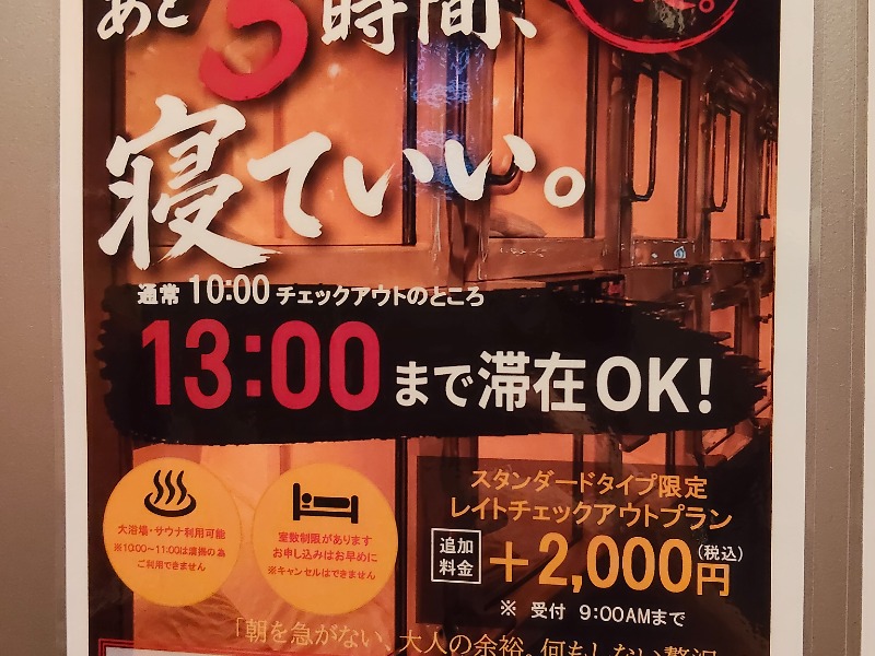 レックスイン川崎[川崎市]のサ活（サウナ記録・口コミ感想）一覧