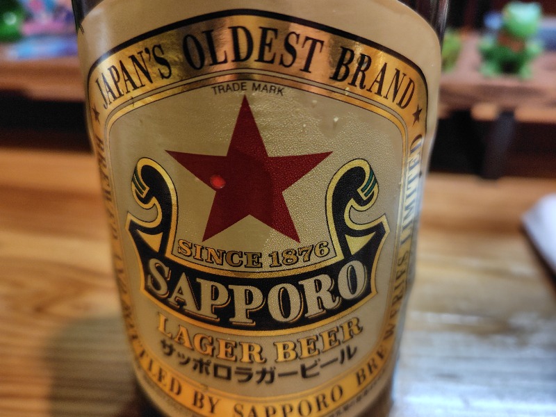 瓶ビール(赤星)