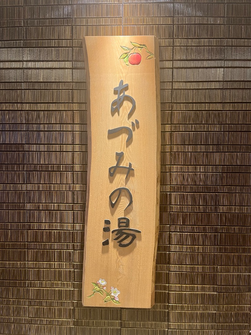 えみさんの天然温泉 あづみの湯 御宿 野乃松本のサ活写真