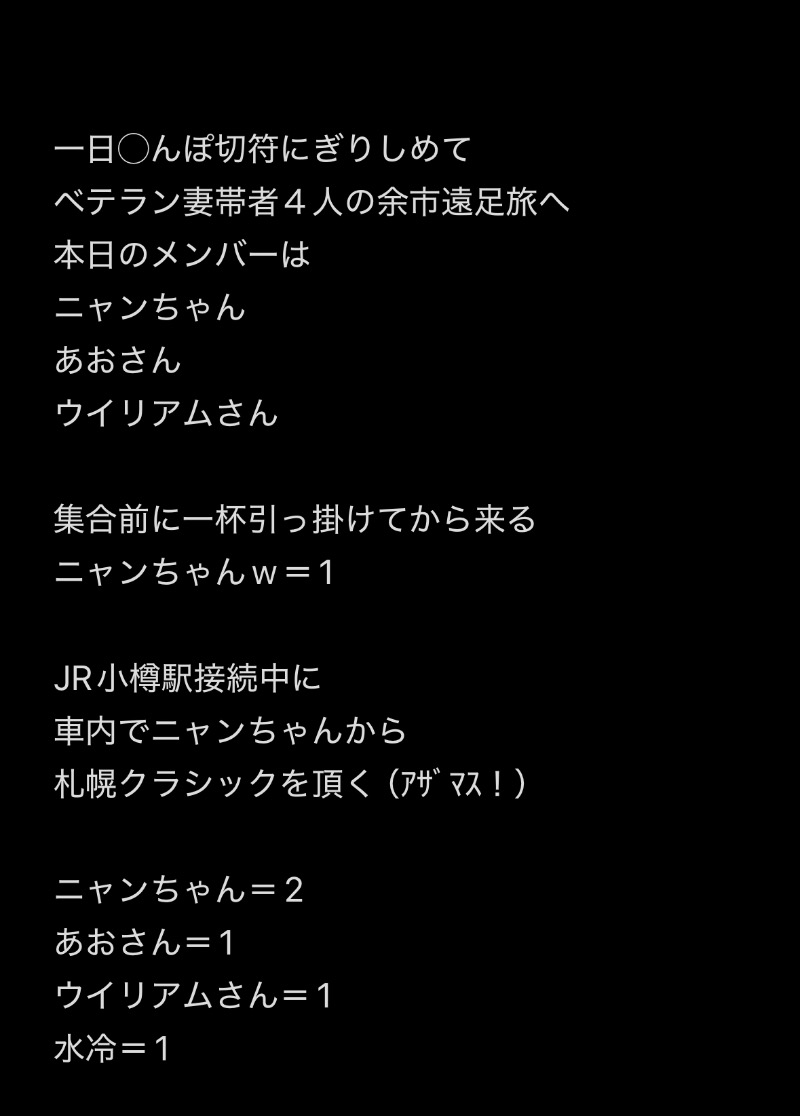 水冷さんのニコーリフレ SAPPOROのサ活写真