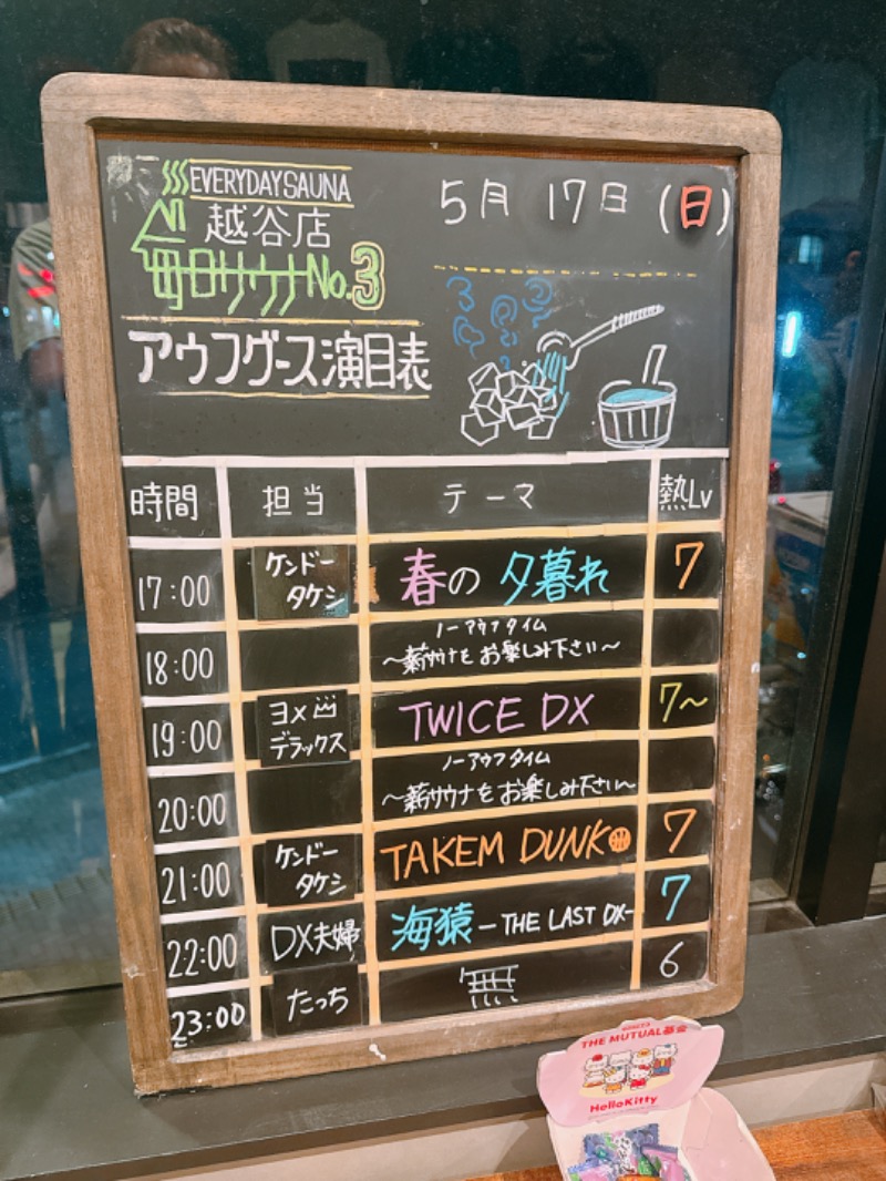 yuu19830308さんの毎日サウナ 越谷店のサ活写真