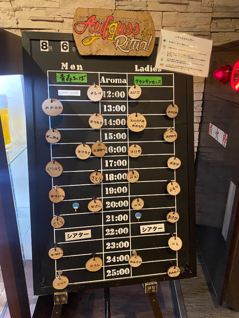 あつしさんのサウナと天然温泉 湯らっくすのサ活写真