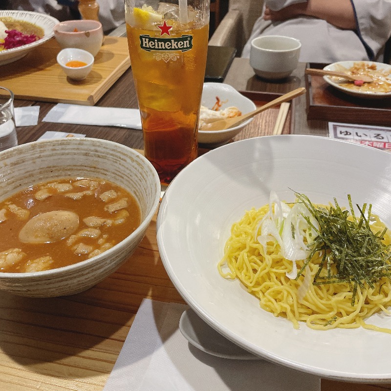 青の世界観@3/1 名古屋、こまき楽の湯さんの朝日湯源泉ゆいるのサ活写真