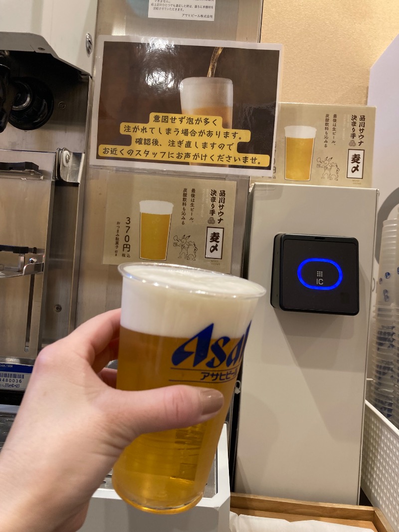 みーな🍑さんの泊まれるサウナ屋さん 品川サウナのサ活写真