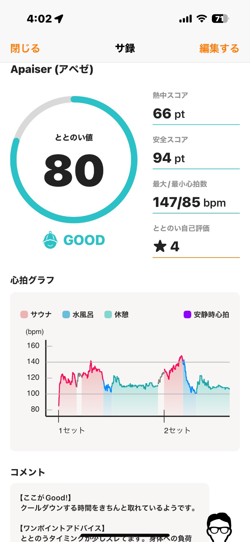 とらとらさんのリラクゼーションスパ アペゼのサ活写真