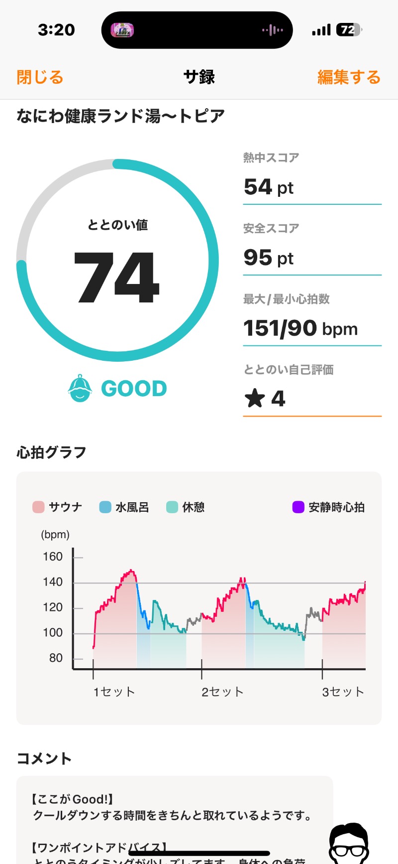 とらとらさんのなにわ健康ランド 湯〜トピアのサ活写真