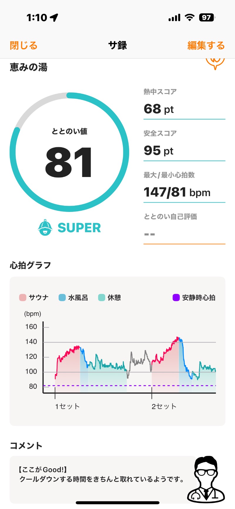 とらとらさんの各務原 恵みの湯のサ活写真