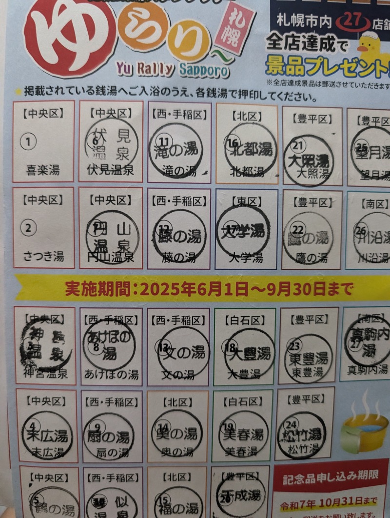 ティーさんの神宮温泉のサ活写真