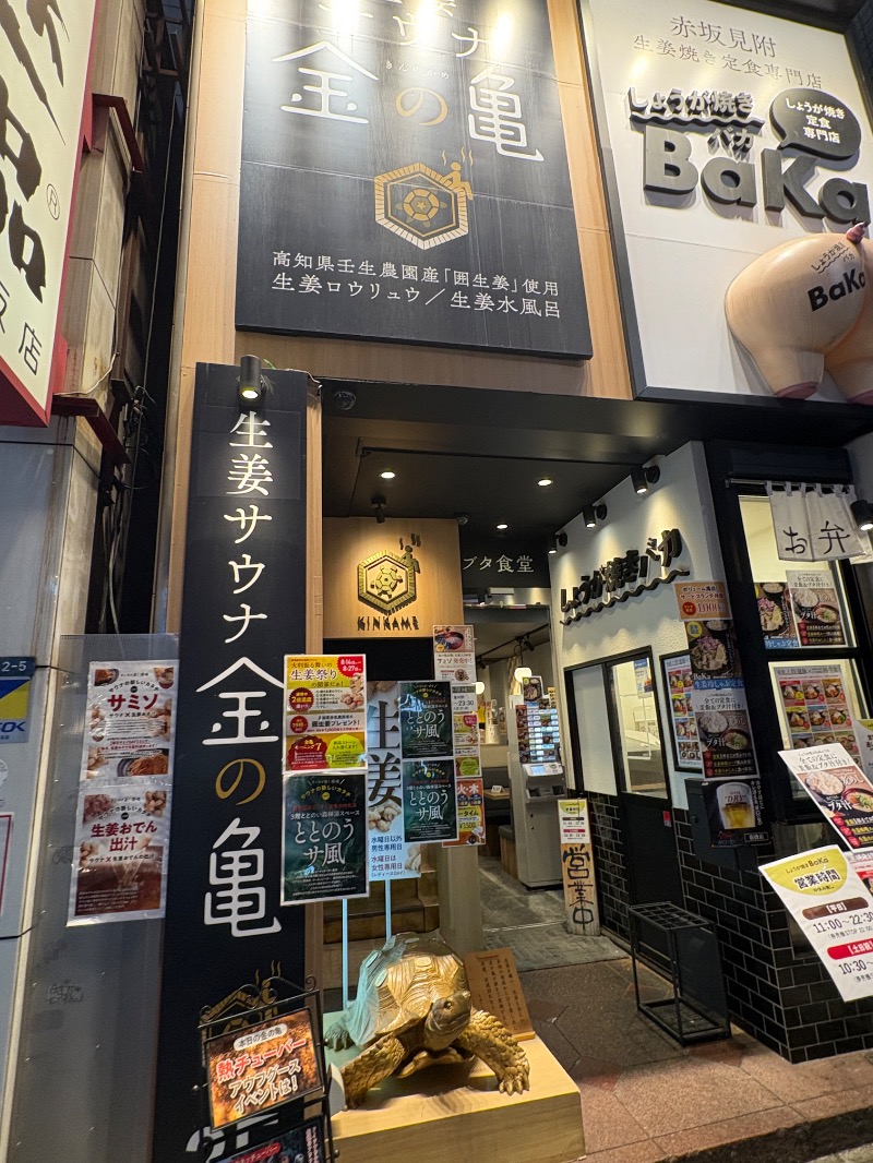 M.Kの正直サウナ感想日記🐣さんの生姜サウナ「金の亀」のサ活写真