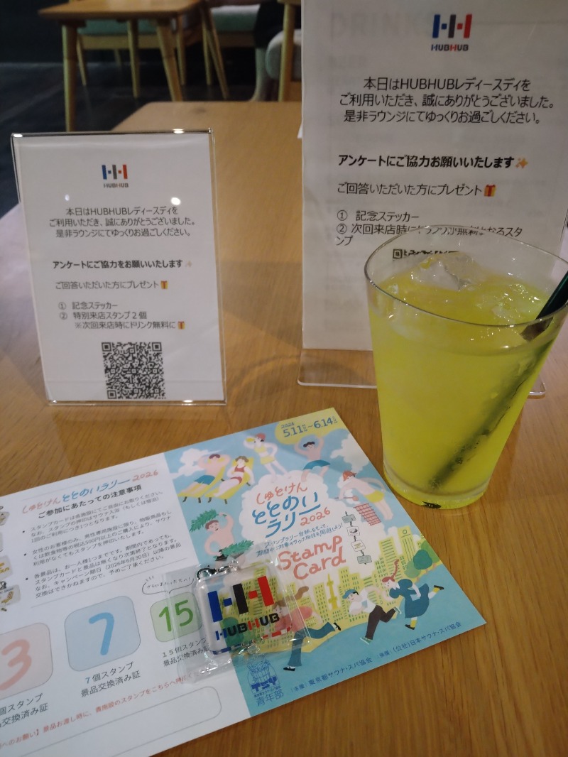 にしお茶さんのHUBHUB下北沢のサ活写真
