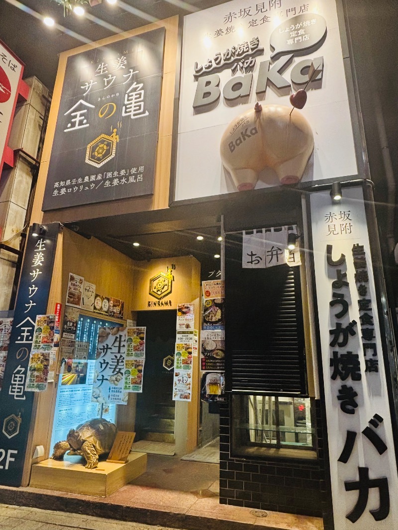 ぺぺさんの生姜サウナ 金の亀のサ活写真
