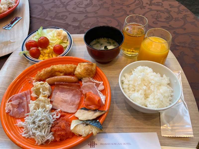 山﨑さんの今治国際ホテルのサ活写真