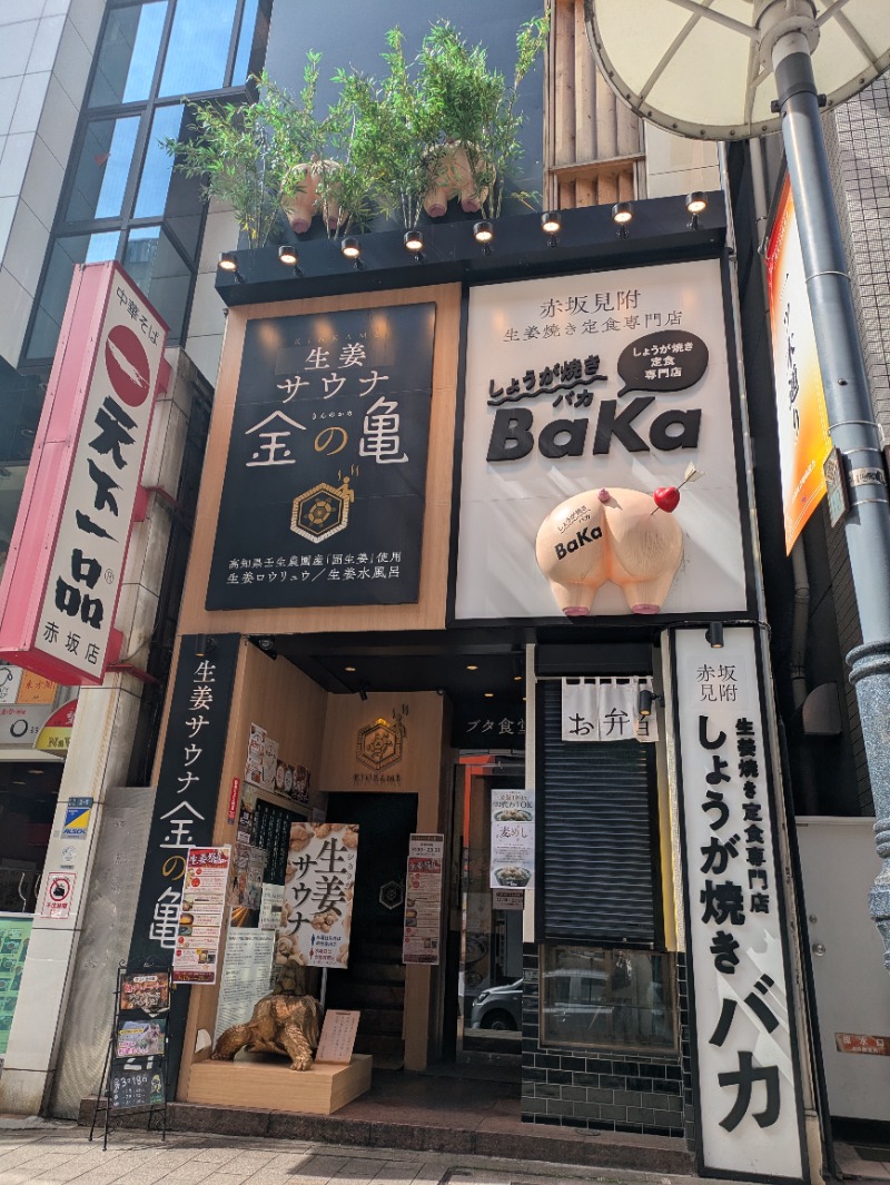 もりゃーさんの生姜サウナ「金の亀」のサ活写真