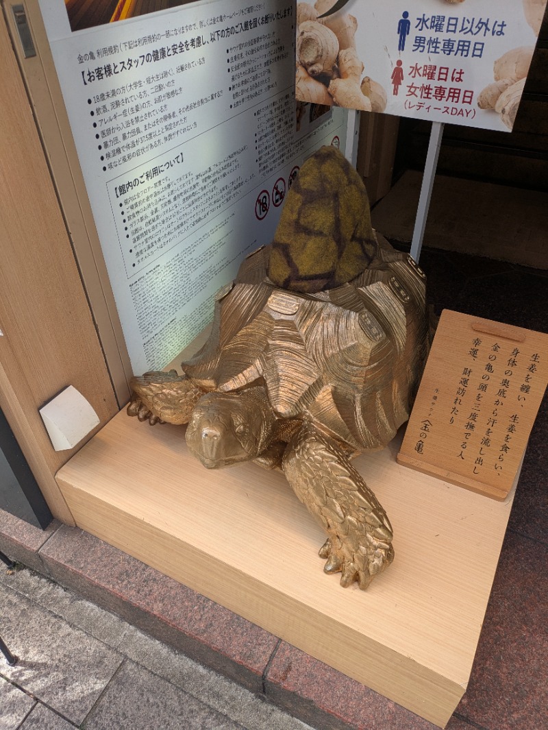 もりゃーさんの生姜サウナ「金の亀」のサ活写真
