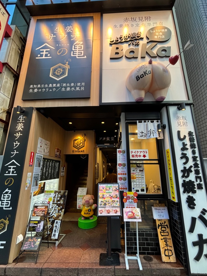 いんふぃニキさんの生姜サウナ 金の亀のサ活写真