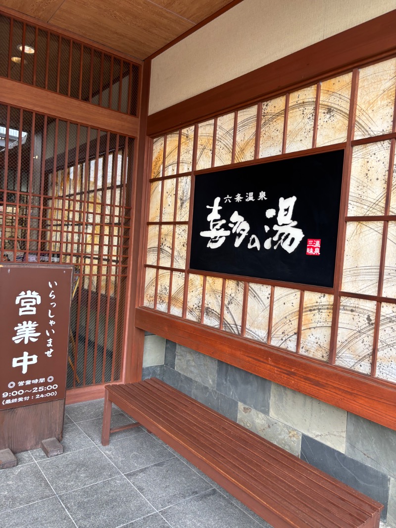 あおこさんの六条温泉 喜多の湯のサ活写真