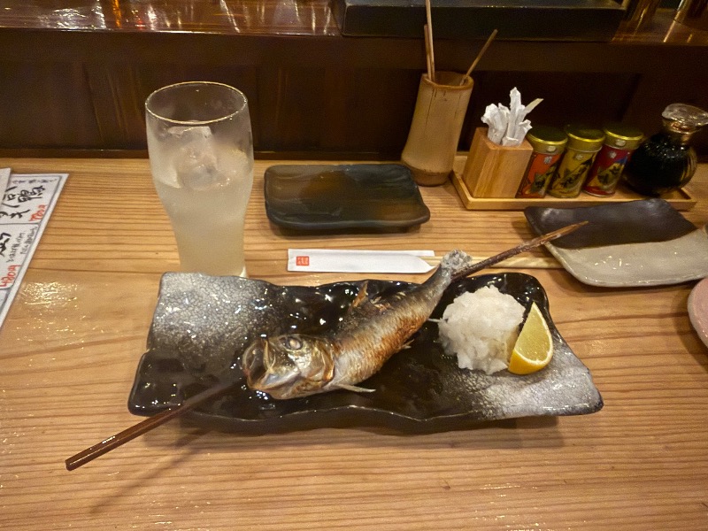 かぼすサワー、大トロアジ