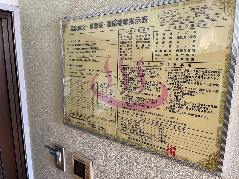 マイナー施設コレクターさんの西那須温泉 那須パレスホテルのサ活写真