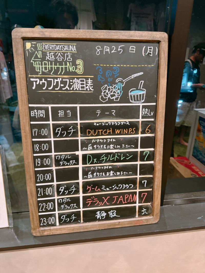 yuu19830308さんの毎日サウナ 越谷店のサ活写真