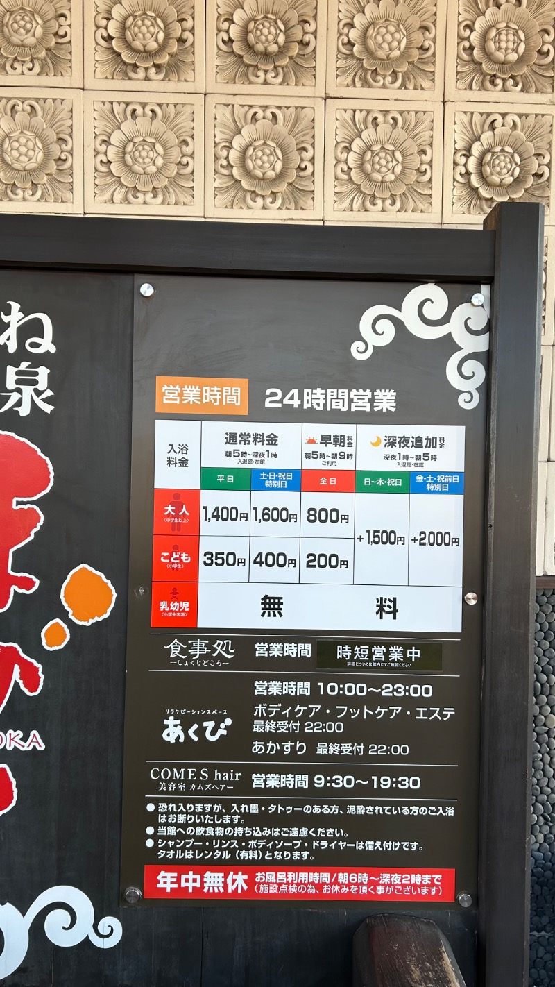 ひーゆーさんのていね温泉ほのかのサ活写真