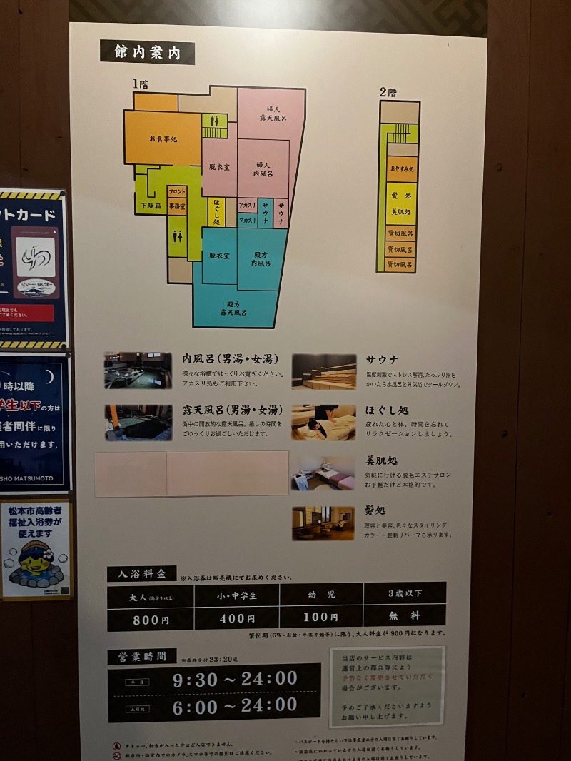 ナカネンさんの湯の華銭湯 瑞祥 松本館のサ活写真