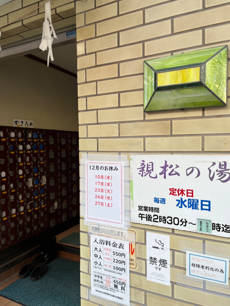 ナカネンさんの親松の湯のサ活写真