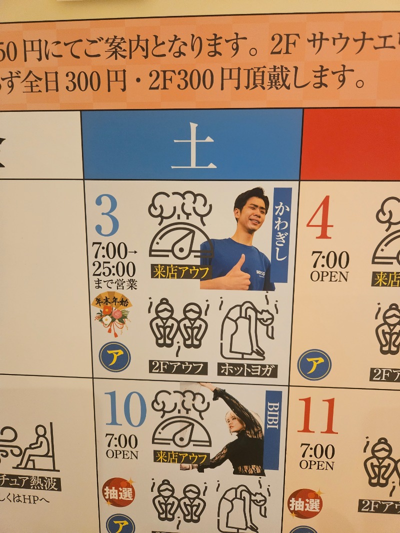 ピロシキさんのととのいの郷 秦野湯花楽のサ活写真