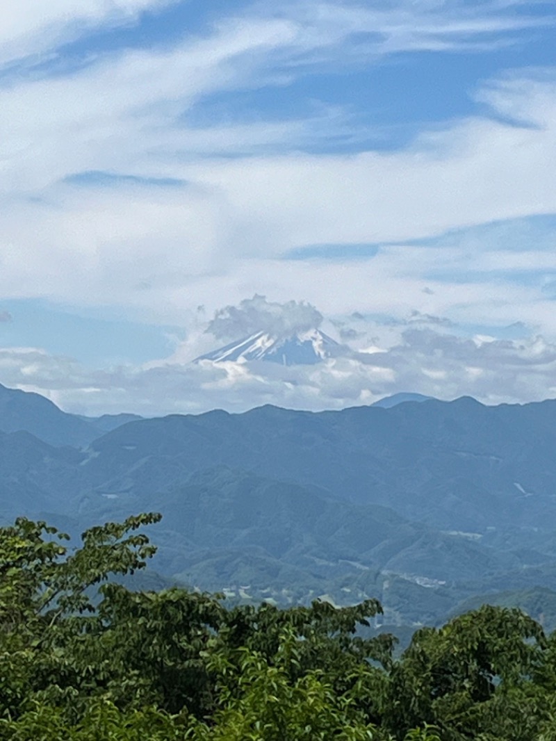 富士山さんののぼり雲のサ活写真