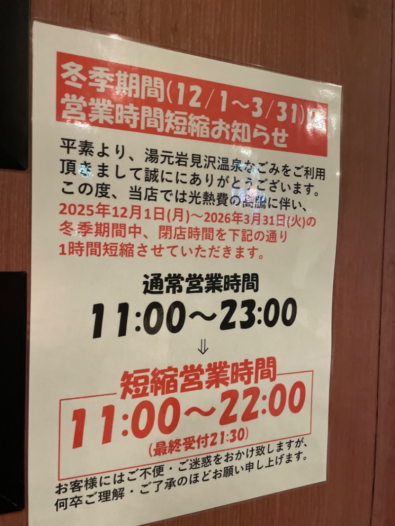 カピ野郎！ｺﾉﾔﾛッ💢さんの岩見沢温泉なごみのサ活写真