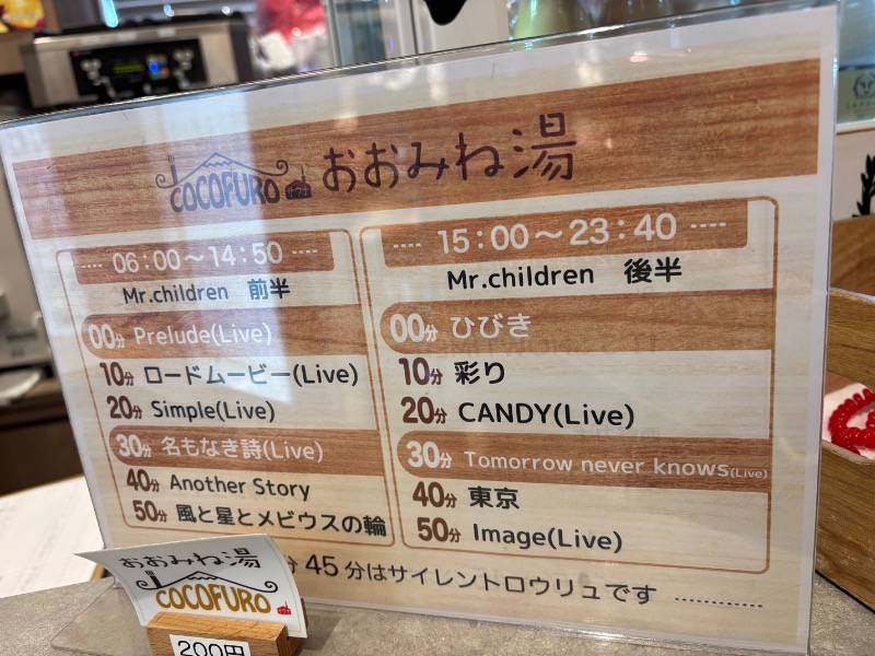 いろはさんのCOCOFURO おおみね湯のサ活写真