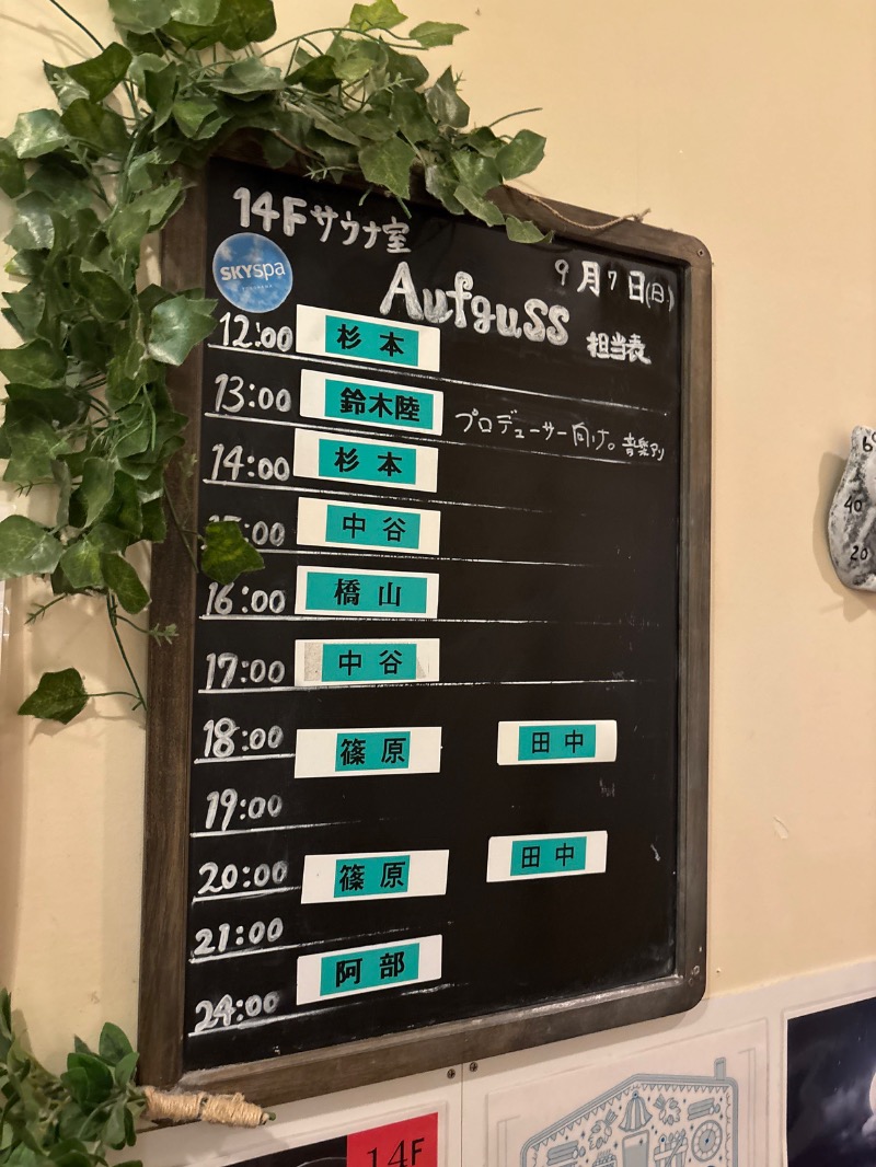 yuniさんのスカイスパYOKOHAMAのサ活写真