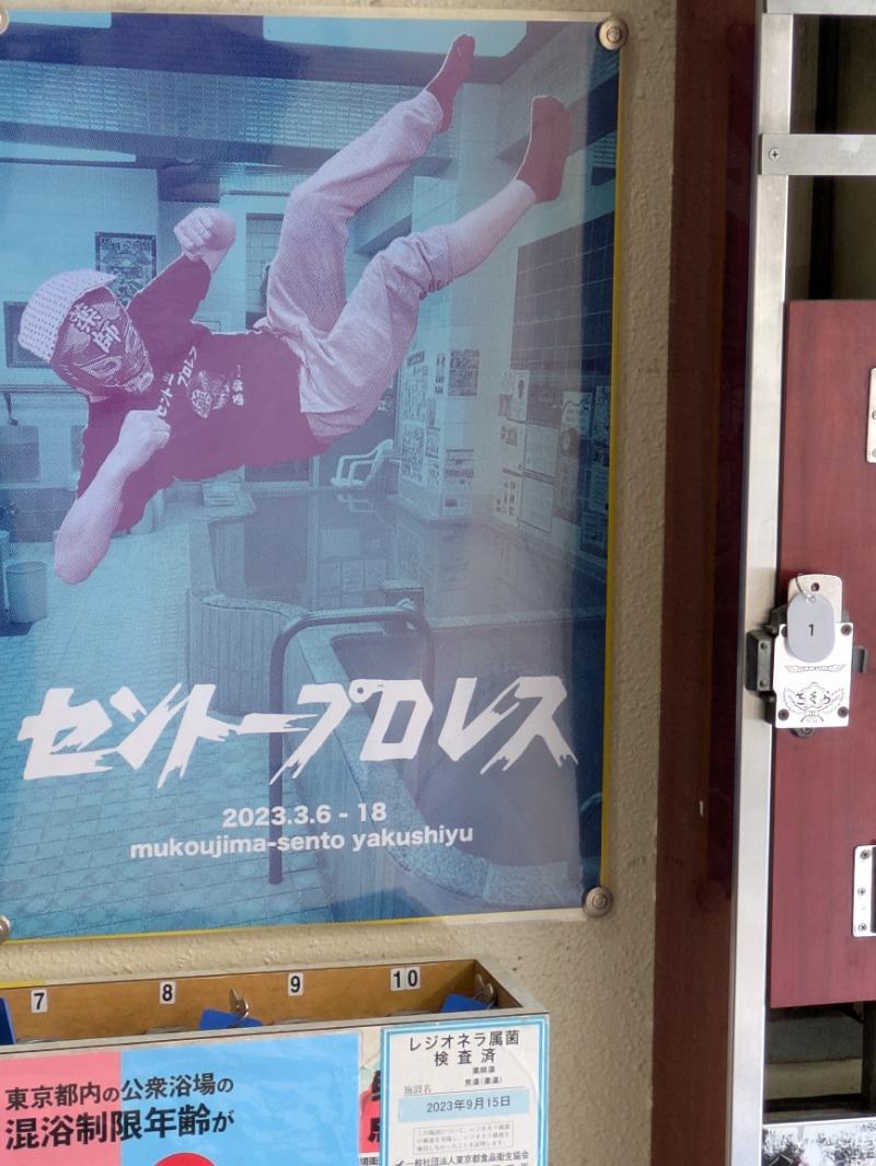 つのつのさんの薬師湯のサ活写真