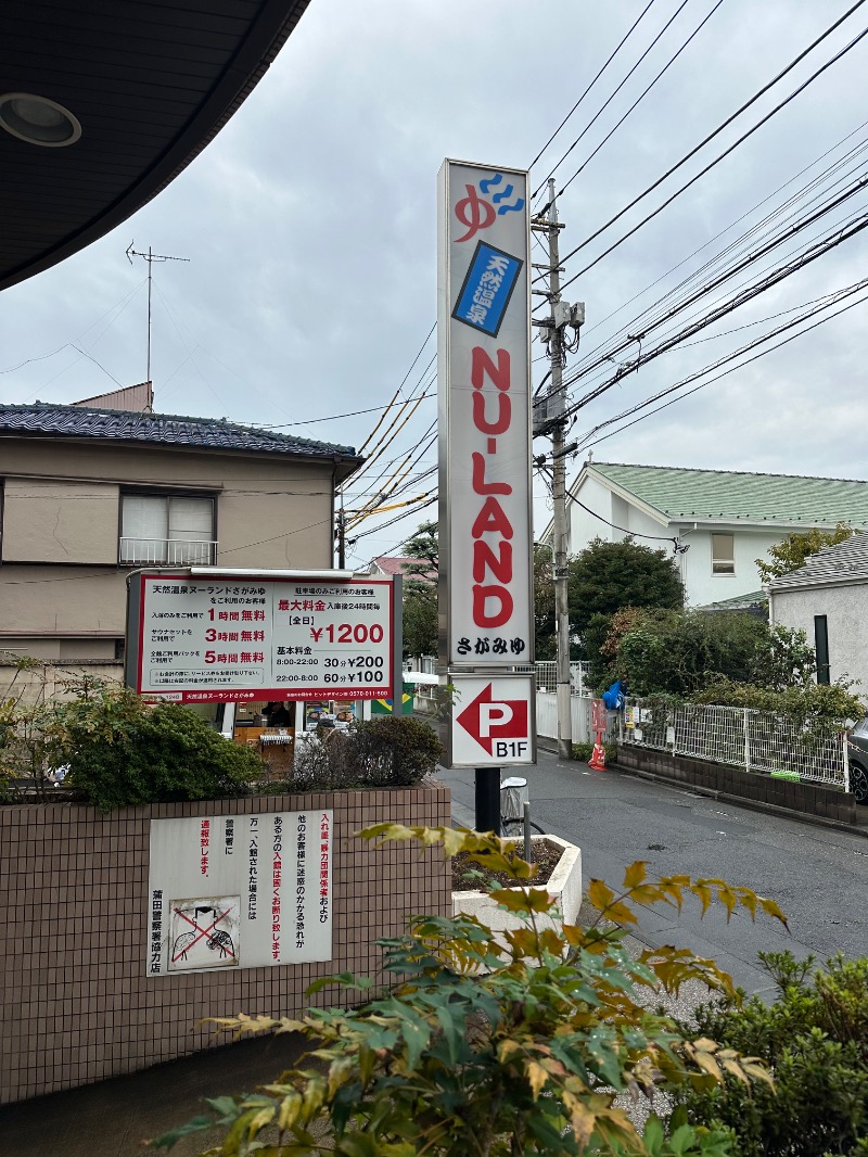 親父さんさんの天然温泉ヌーランドさがみ湯のサ活写真