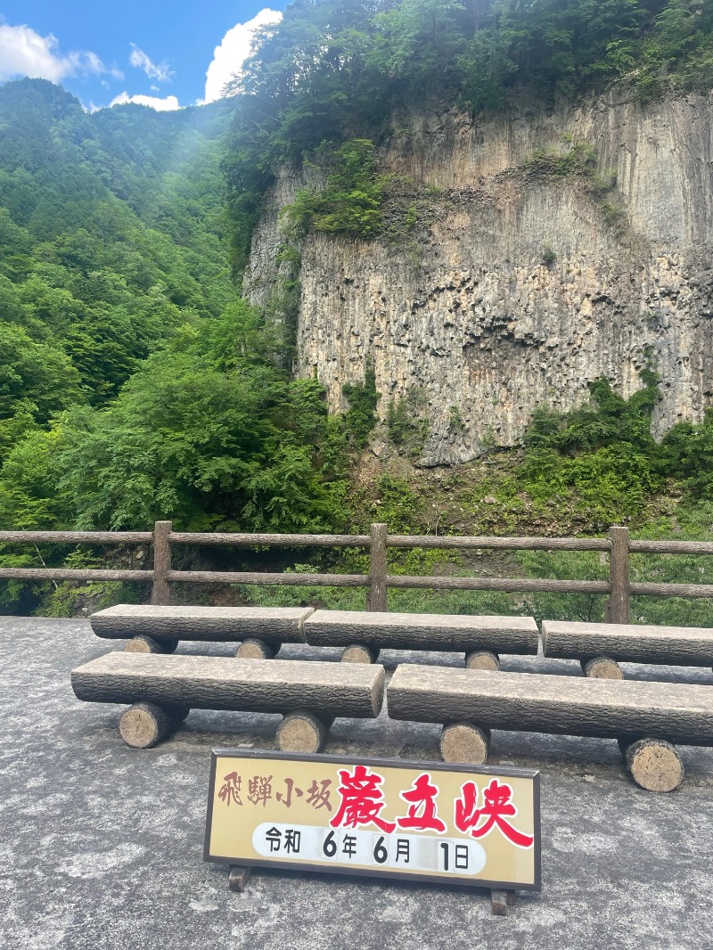 あおこさんの巌立峡 ひめしゃがの湯のサ活写真