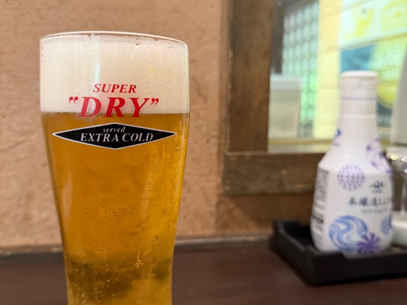 生ビール（extra gold）