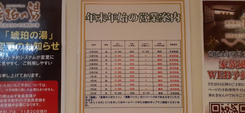 吉四六さんさんののだ温泉 ほのかのサ活写真