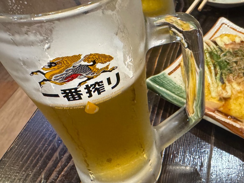 生ビール　一番搾り