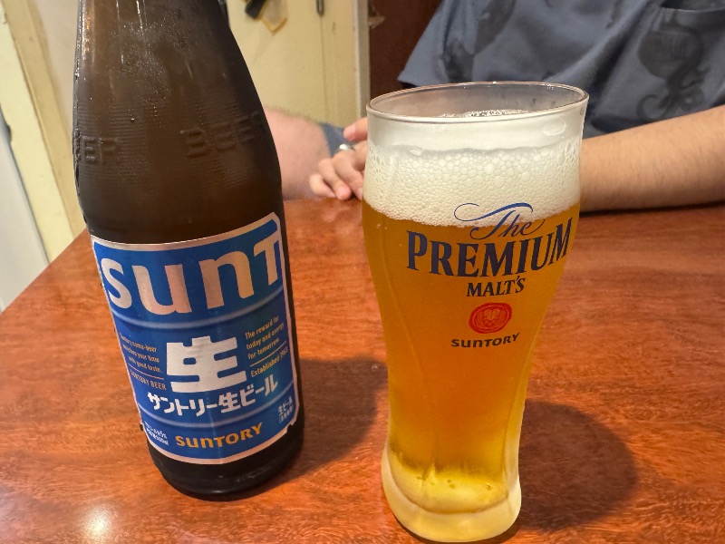 瓶ビール　サントリー生