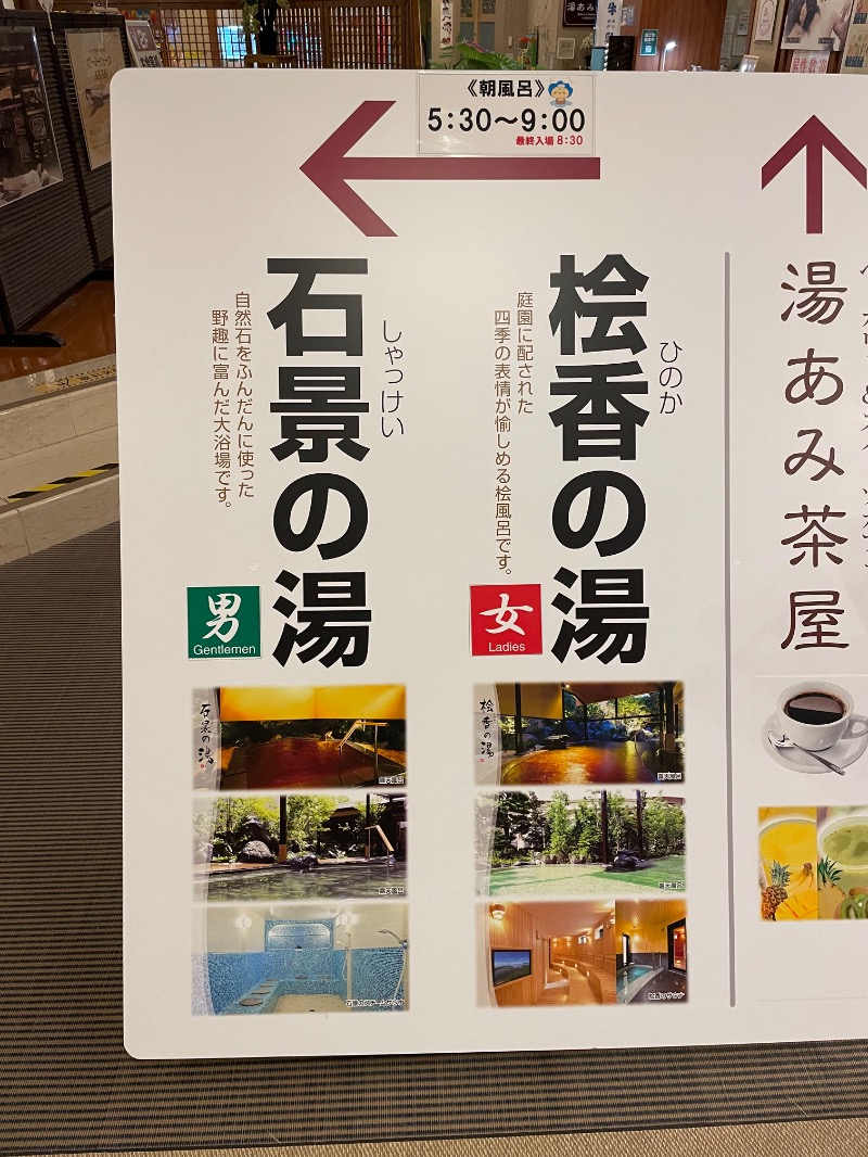 灼熱商社マンさんの華咲の湯のサ活写真