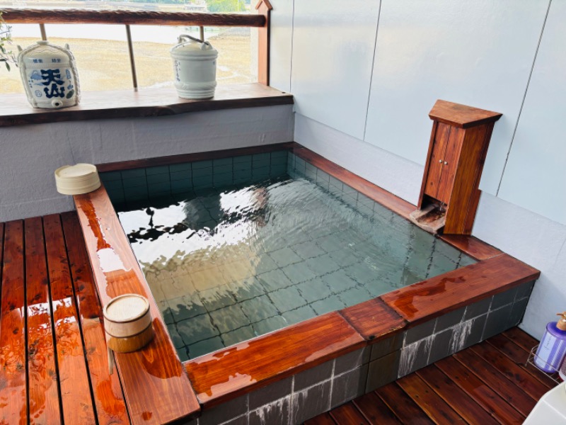 藤井　凪さんの竹崎かにと日本酒の宿 鶴荘≪プライベートサウナ≫のサ活写真