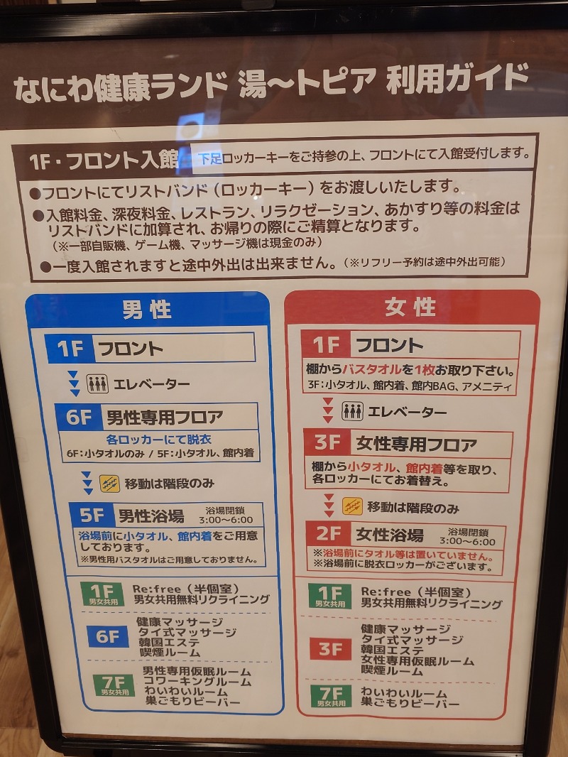 🧖‍♂️ばとらー🧘‍♂️さんのなにわ健康ランド 湯〜トピアのサ活写真