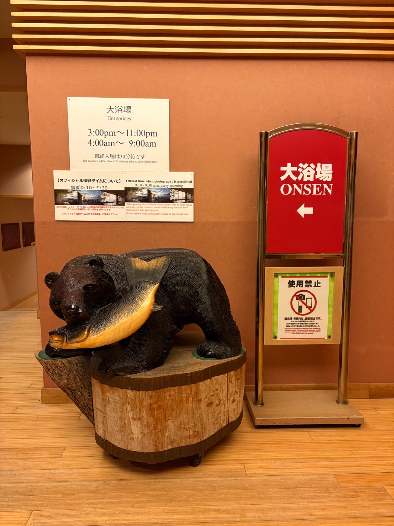 ともまるさんの奥札幌の秘湯 湖畔の宿支笏湖 丸駒温泉旅館のサ活写真