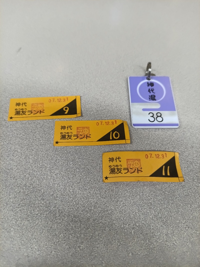 かっぴさんの神代湯のサ活写真