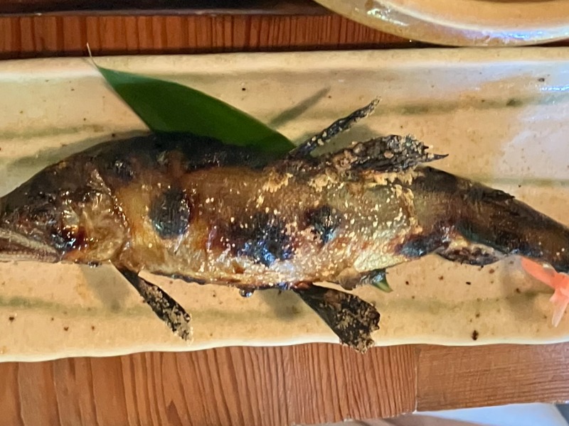 アユの塩焼き