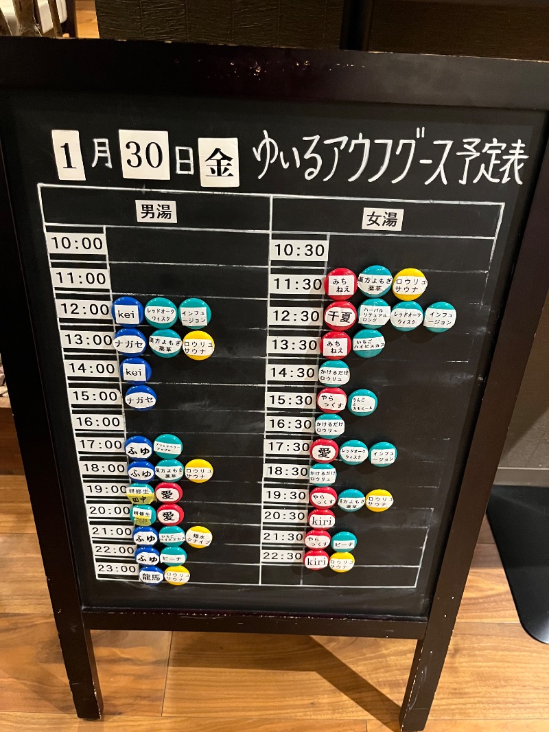 ボナ雪さんの朝日湯源泉ゆいるのサ活写真