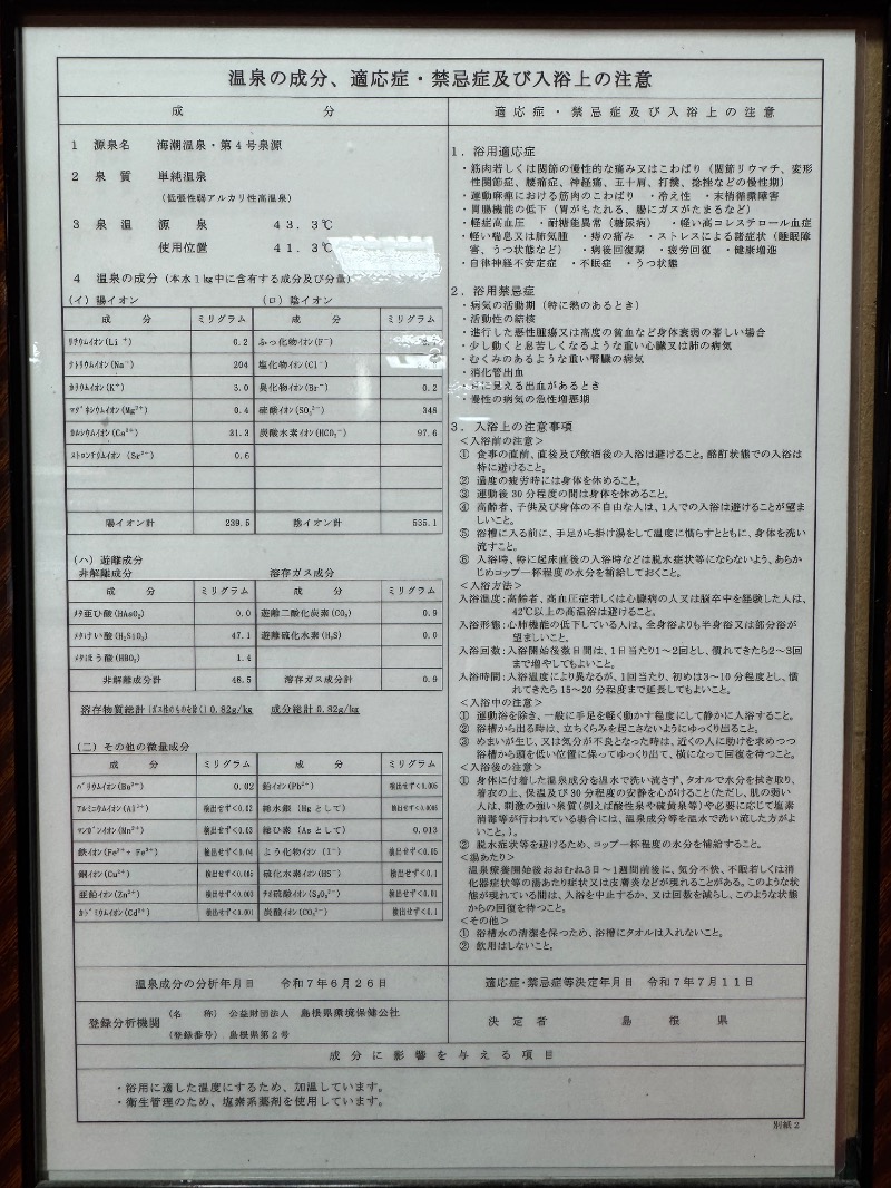 黒猫のうるるさんの桂荘のサ活写真