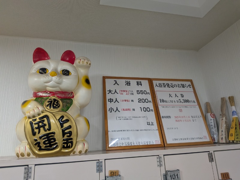 サっさんさんの白山湯 六条店のサ活写真