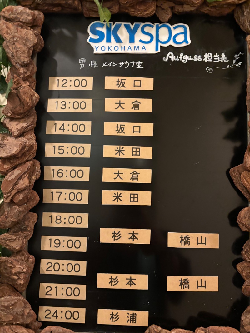 ようすこうさんのスカイスパYOKOHAMAのサ活写真