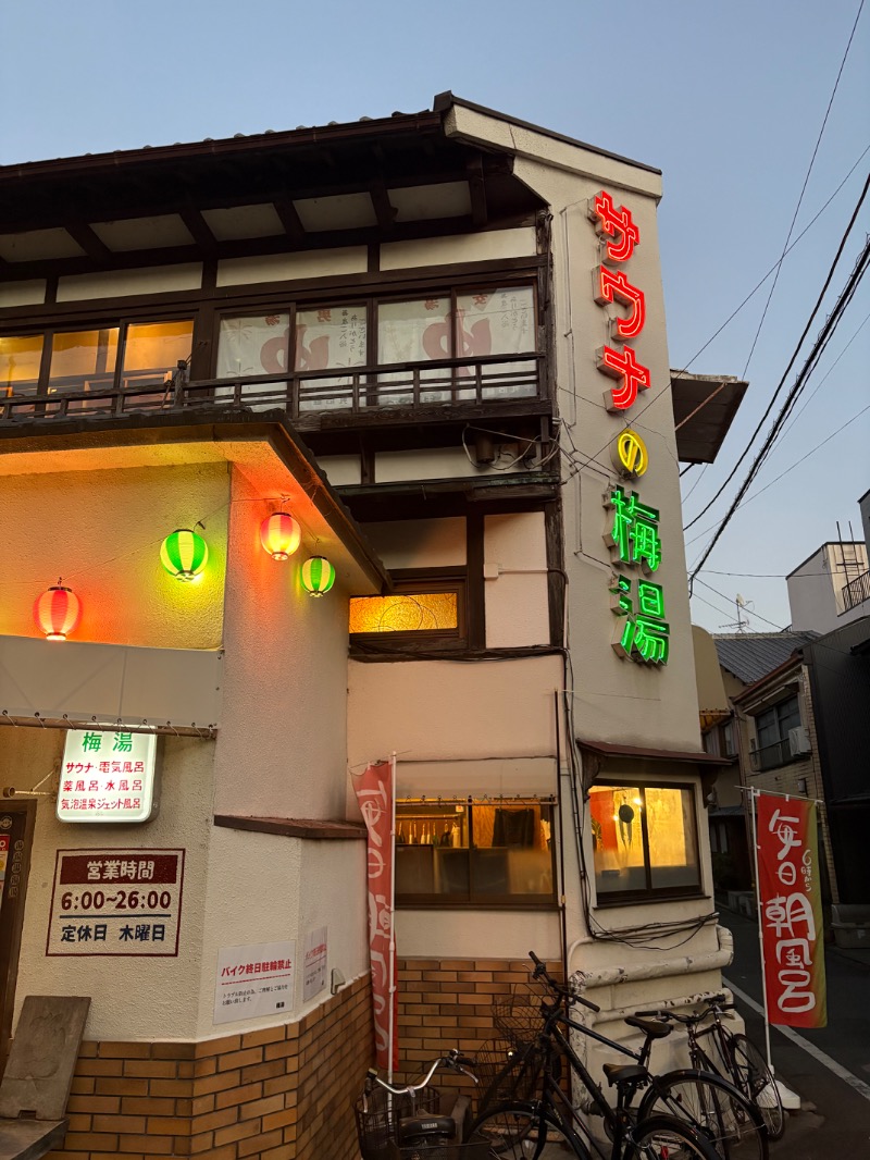 はとむぎさんのサウナの梅湯のサ活写真