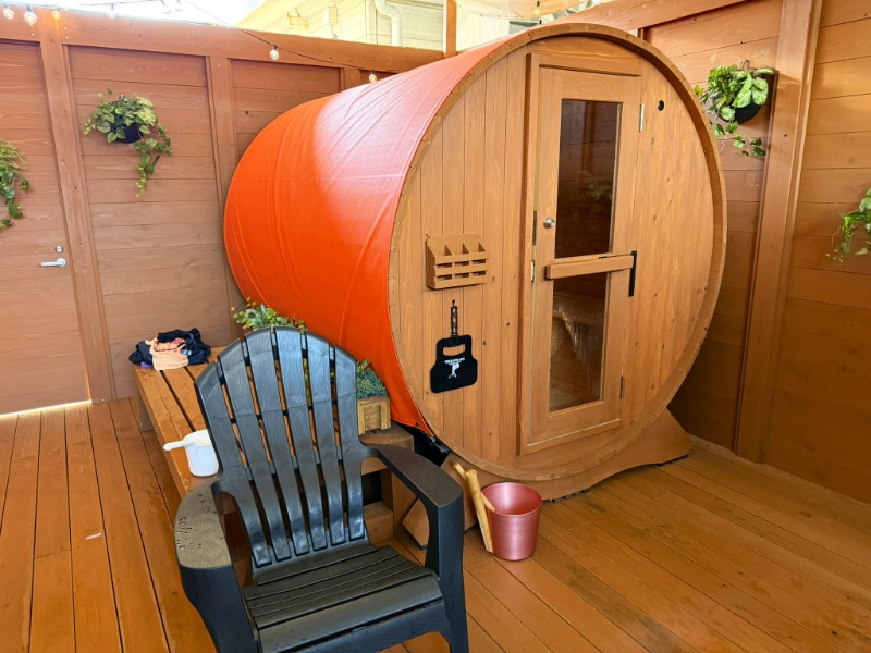 ニッカさんのプライベート駅サウナ ととの場のサ活写真